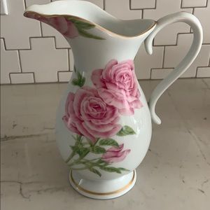 Givenchy Rose pitcher. Exclusively Franklin Mint